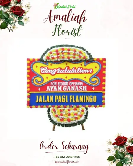 Sewa Papan Bunga Lampe