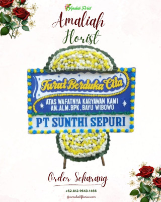 Papan Bunga Duka di Lampe