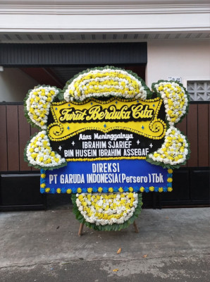 Papan Bunga Duka di Lampe