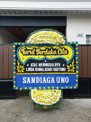 Papan Bunga Duka di Lampe